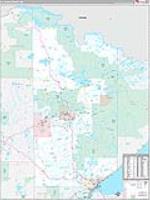 St. Louis, Mn Wall Map Zip Code